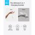 Anker Power Bank USB C Charger Block, 3-in-1 5,000mAh Portable Charger with Built-in USB-C Cable and Foldable AC Plug, 30W Max Compact Battery Pack, for iPhone 15 Series, Galaxy, MacBook, and More - Black